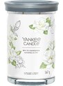 Yankee Candle vonná svíčka Signature Tumbler ve skle velká White Gardenia 567g