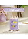 Yankee Candle vonná svíčka Signature ve skle velká Lemon Lavender 567 g