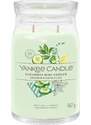 Yankee Candle vonná svíčka Signature ve skle velká Cucumber Mint Cooler 567 g