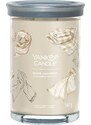 Yankee Candle vonná svíčka Signature Tumbler ve skle velká Warm Cashmere 567 g