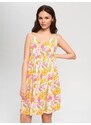 Sinsay - Mini šaty na ramínka - pastelová růžová