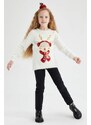 DEFACTO Girl Regular Fit Crew Neck Pullover