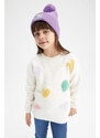 DEFACTO Girl Standard Fit Crew Neck Pullover