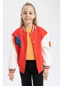 DEFACTO Girls College Collar Bomber Cardigan