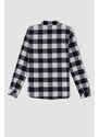 DEFACTO Regular Fit Plaid Flanel Long Sleeve Shirt