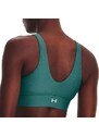 Podprsenka Under Armour UA Infinity Pintuck Mid-GRN 1376883-722