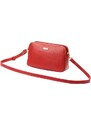 Dámská kožená crossbody kabelka MiaMore 01-046 šedá