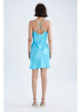 DEFACTO Strappy Mini Short Sleeve Woven Dress