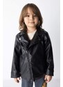 DEFACTO Baby Boy Faux Leather Coat