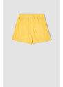 DEFACTO Girl Crinkle Viscose Shorts