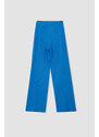 DEFACTO Regular Fit Wide Leg Linen Blend Trousers