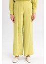 DEFACTO Pockets Wide Leg Modal Palazzo Trousers