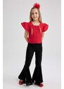 DEFACTO Girls Child April 23 Flared Trousers