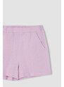 DEFACTO Girl's Combed Cotton 2-Pack Shorts