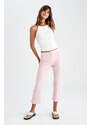 DEFACTO Crop Fit Cotton Trousers