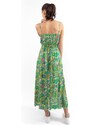 Hailys dámské midi šaty Gila zelené