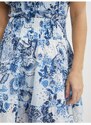 Modrá dámská vzorovaná sukně Guess Peggy - Dámské