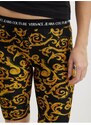 Žluto-černé dámské vzorované krátké legíny Versace Jeans Couture - Dámské