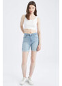 DEFACTO Slim Fit Mini Jean Short