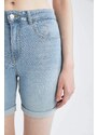 DEFACTO Slim Fit Mini Jean Short