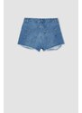 DEFACTO High Waisted Distressed Jean Short