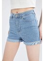 DEFACTO Regular Waist Folded Jean Shorts