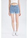 DEFACTO Regular Waist Folded Jean Shorts