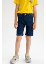 DEFACTO Boy's Ripped Detailed Jean Bermuda