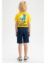 DEFACTO Boy's Ripped Detailed Jean Bermuda