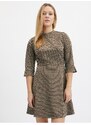 Orsay Hnědé dámské vzorované šaty - Dámské