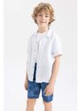 DEFACTO Boy Regular Fit Short Sleeve Jean Shirt