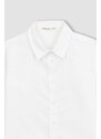 DEFACTO Boy Regular Fit Polo Neck Oxford Long Sleeve Shirt