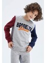 DEFACTO Boys Crew Neck 2 Piece Set