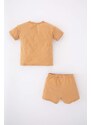 DEFACTO Baby Boy Slogan Printed 2-Piece Set