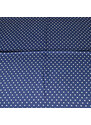 Šátek saténový - modrý puntíkovaný