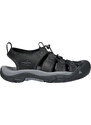 KEEN Pánské kožené sandály NEWPORT 1022247 black/steel grey 42