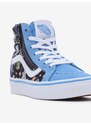 Modré klučičí vzorované kotníkové tenisky VANS SK8-Hi Reissue Side Z - Kluci