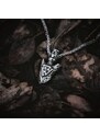 Daniel Dawson Pánský náhrdelník Ódinovo kopí - GUNGNIR - symbol VALKNUT