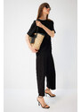 DEFACTO Regular Fit Wide Leg Trousers