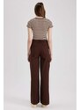 DEFACTO Wide Leg Cargo Gabardine Trousers