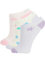 DEFACTO Girl 3-pack Cotton Booties Socks