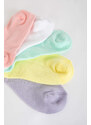 DEFACTO Girls 5 Pack Cotton Booties Socks