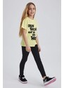 DEFACTO Girl Regular Fit Short Sleeve T-Shirt