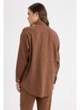 DEFACTO Regular Fit Muslin Long Sleeve Tunic