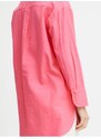 Růžová dámská košile s příměsí lnu Fransa - Dámské