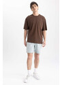 DEFACTO Oversize Fit Crew Neck T-Shirt