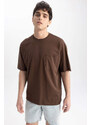 DEFACTO Oversize Fit Crew Neck T-Shirt