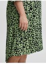 Zelené dámské vzorované košilové šaty Fransa - Dámské