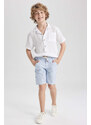 DEFACTO Boys Linen Look Shorts