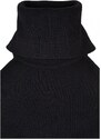 URBAN CLASSICS Ladies Cold Shoulder Turtelneck Sweater - black